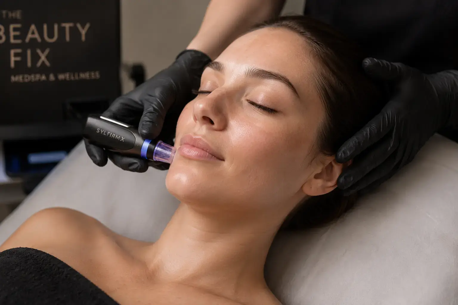 SylfirmX RF microneedling treatment at The Beauty Fix in North Scottsdale