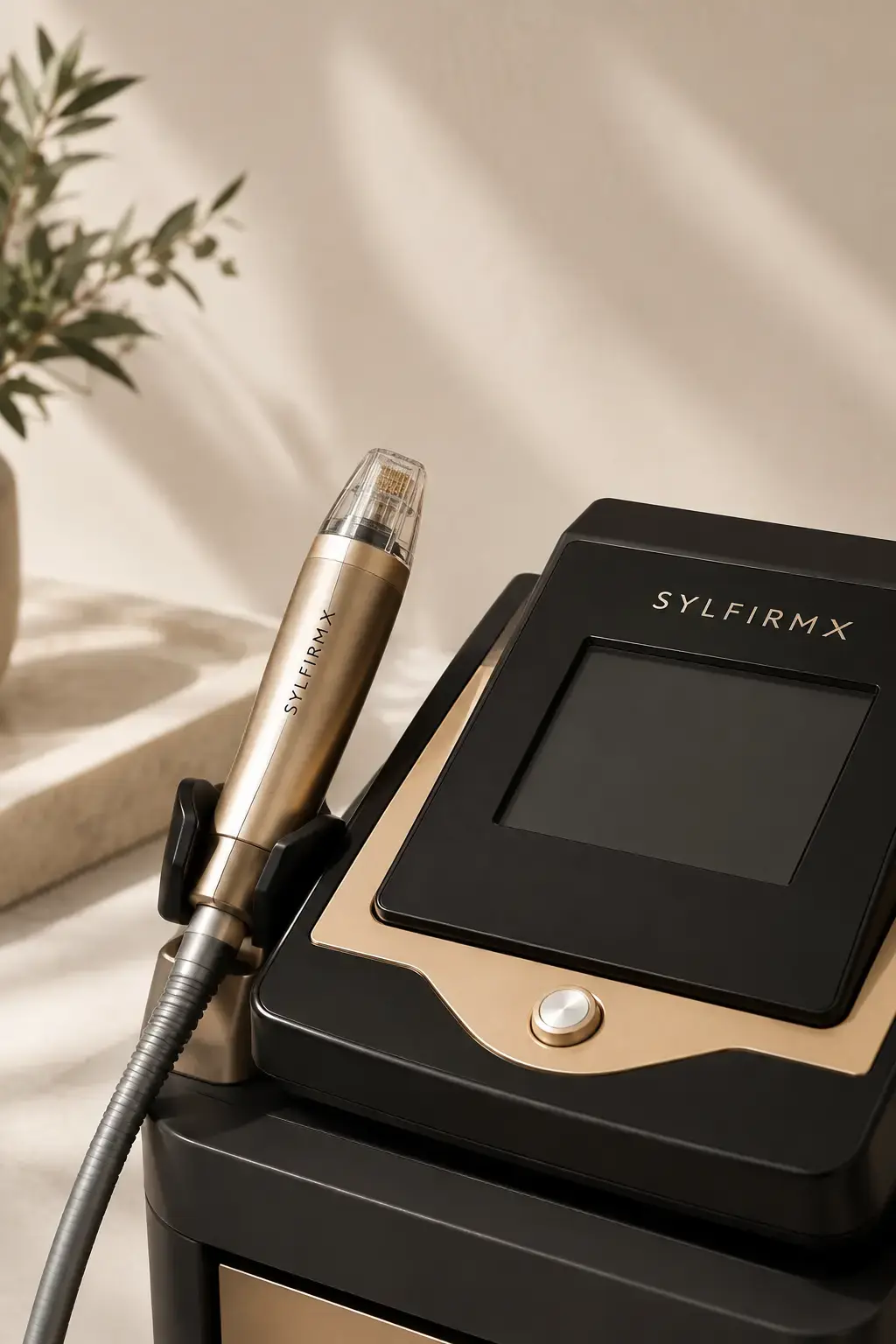 SylfirmX RF microneedling device at The Beauty Fix in North Scottsdale