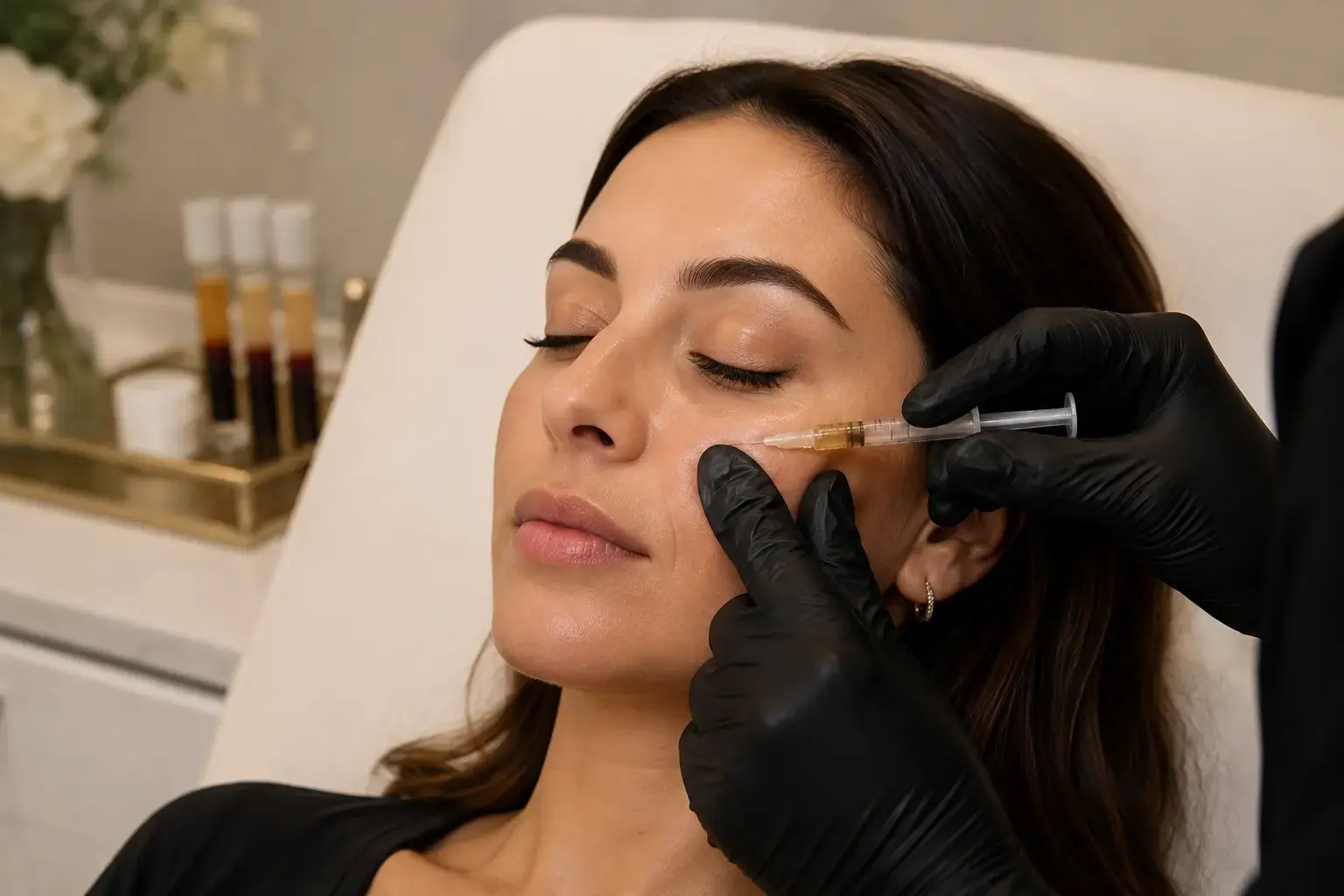 PRF Gel under-eye treatment in North Scottsdale at The Beauty Fix Medspa