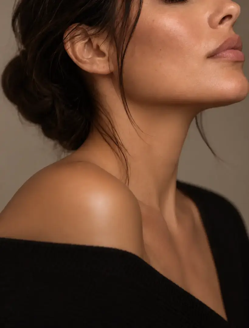 Woman's jawline and neck representing PDO thread lift treatment in North Scottsdale at The Beauty Fix Medspa